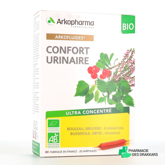 Arkofluides Confort Urinaire BIO 20 ampoules