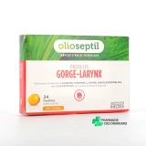 Olioseptil Pastilles Gorge Larynx - Vue 360°
