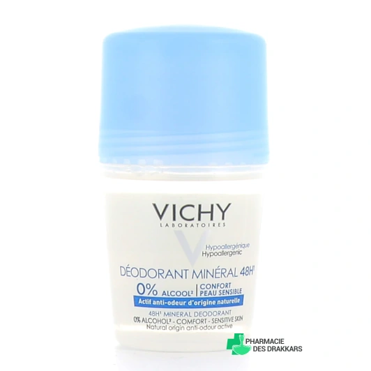 Vichy Déodorant Minéral 48h sans sels d'aluminium