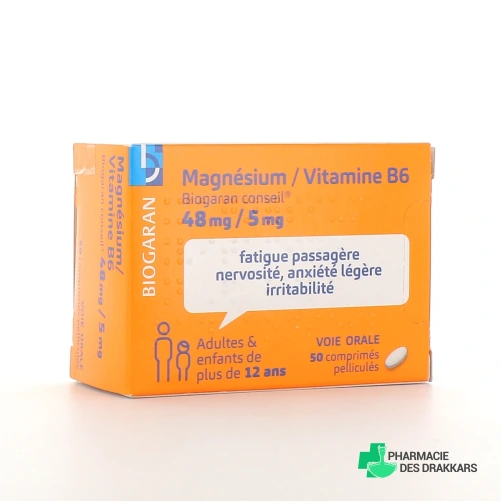 Magnésium Vitamine B6