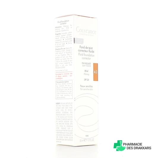 Avène Couvrance Fond de Teint Correcteur Fluide