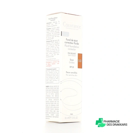 Avène Couvrance Fond de Teint Correcteur Fluide