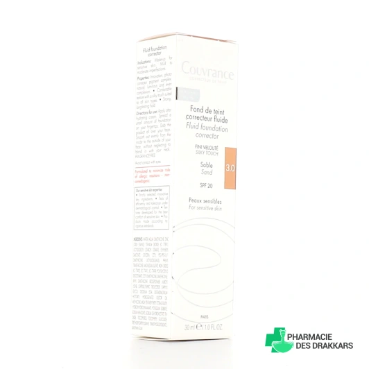 Avène Couvrance Fond de Teint Correcteur Fluide