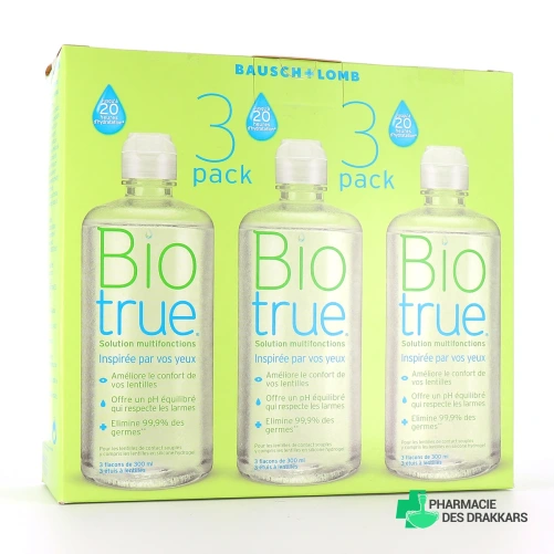Biotrue Bausch And Lomb Solution multifonctions