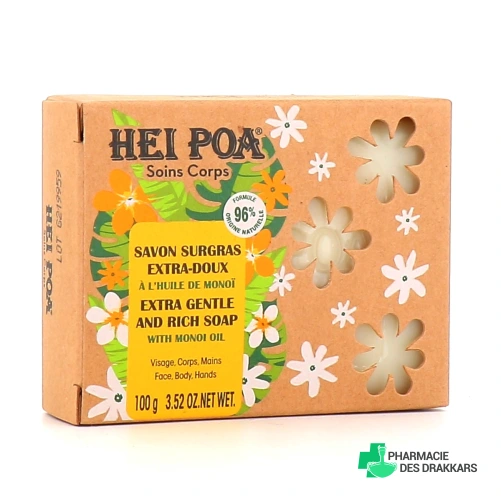 Hei Poa Savon Surgras Monoï de Tahiti