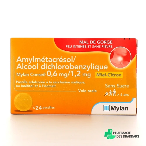 Amylmetacresol / Alcool dichlorobenzylique