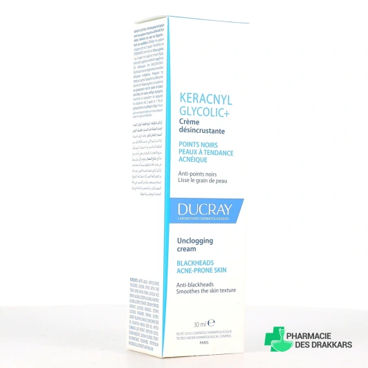 Ducray Keracnyl Glycolic+ Crème Désincrustante