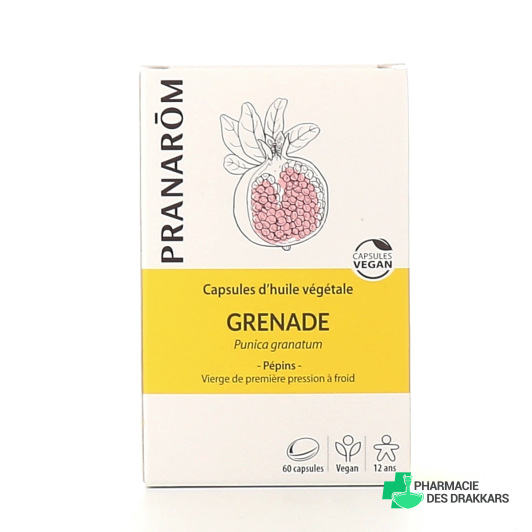 Pranarom Capsules d'Huile végétale de Grenade