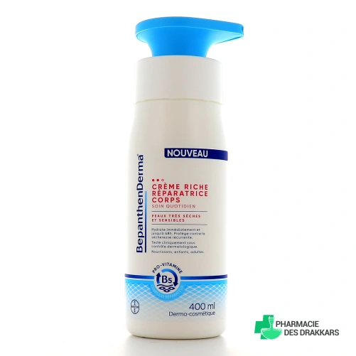 BepanthenDerma Crème Riche Réparatrice Corps
