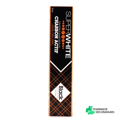 Superwhite Black Edition Dentifrice Blanchissant au Charbon Actif