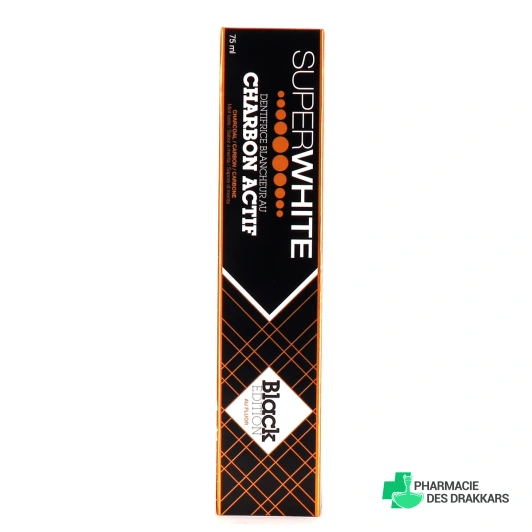 Superwhite Black Edition Dentifrice Blanchissant au Charbon Actif