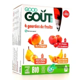 Good Goût 4 gourdes de Fruits Bébé - Vue 360°