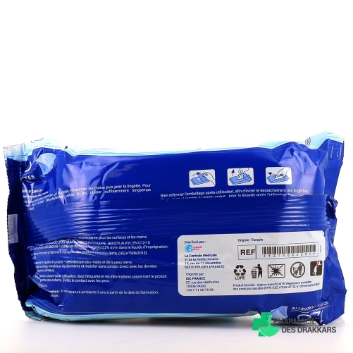 Joleti Lingettes désinfectantes 2 en 1