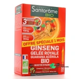 Santarome Bio Ginseng Gelée Royale Guarana Acérola - Vue 360°