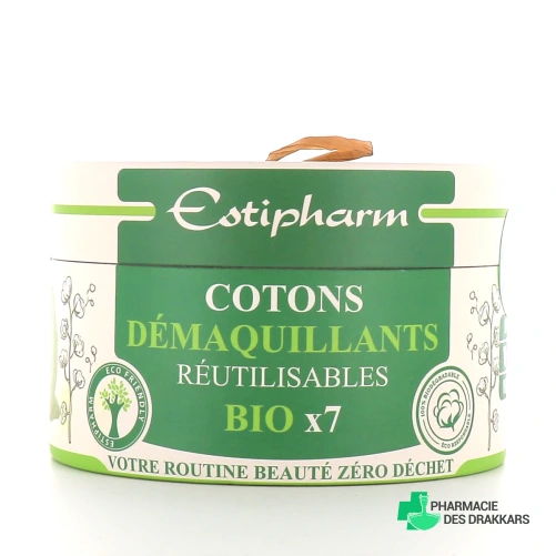 Estipharm Cotons Démaquillants Réutilisables