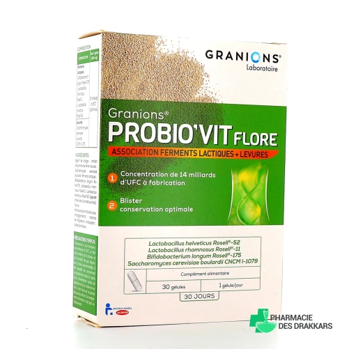 Granions Probio'Vit Flore Ferments lactiques et Levures