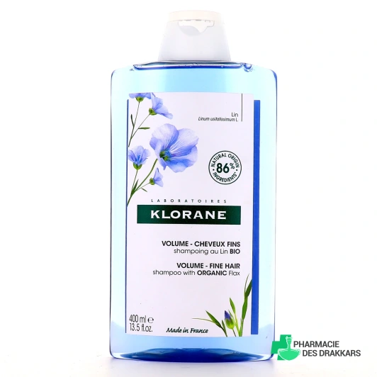 Klorane Shampooing aux Fibres de Lin Volume
