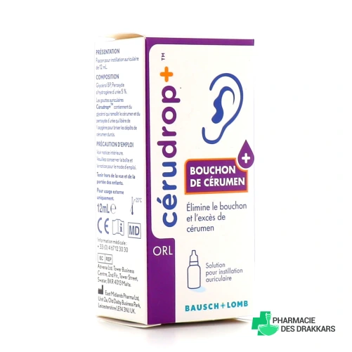 Cérudrop+ Bouchon de Cérumen