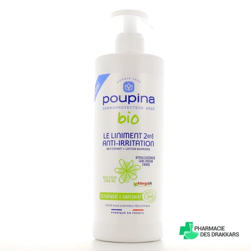 Poupina Liniment Bio 2 en 1 Anti-Irritation