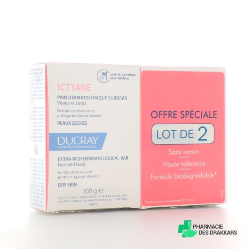 Ducray Ictyane Pain Dermatologique Surgras
