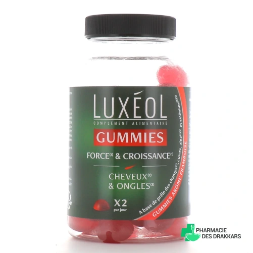 Luxéol Gummies Force et Croissance Cheveux et Ongles