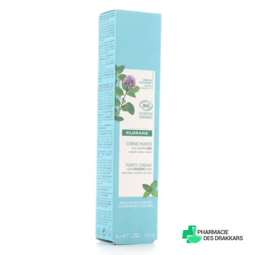 Klorane Crème Pureté Menthe Bio