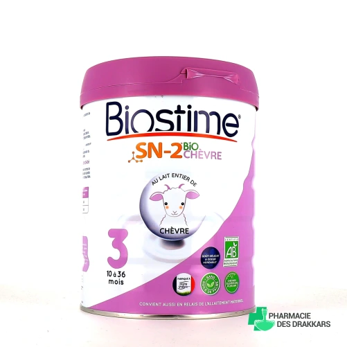 Biostime Lait de chèvre Bio 3eme âge
