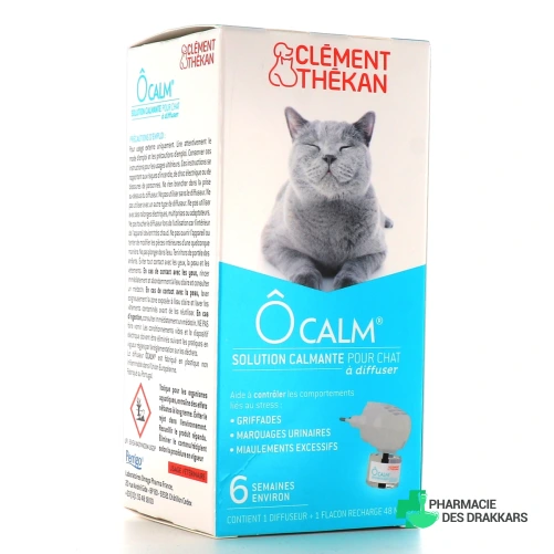 Clément Thékan Ôcalm Solution Calmante pour Chat