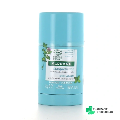 Klorane Masque en Stick Menthe Bio