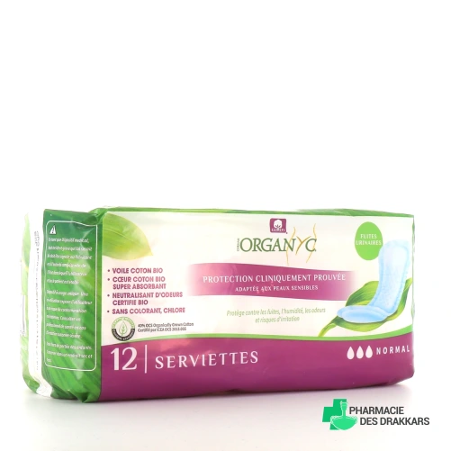 Organyc Protections Fuites Urinaires Bio