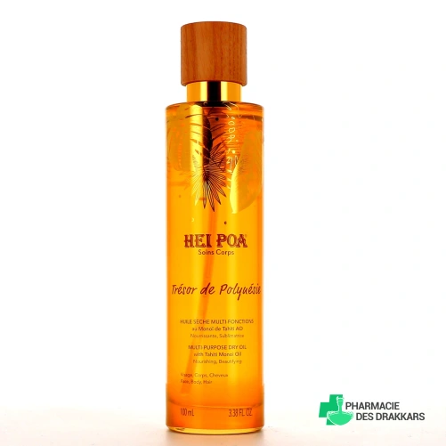 Hei Poa Huile Sèche Trésor de Polynésie