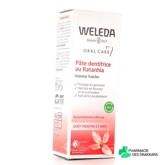 Weleda Pâte Dentifrice au Ratanhia