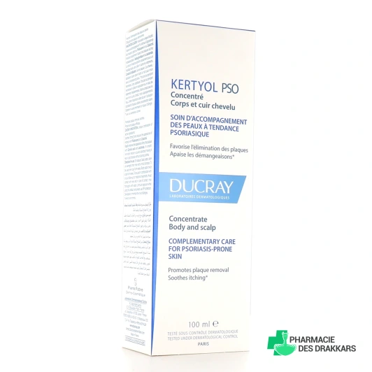 Ducray Kertyol PSO Concentré Usage Local Psoriasis