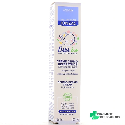 Jonzac Bébé Bio Crème Dermo Réparatrice