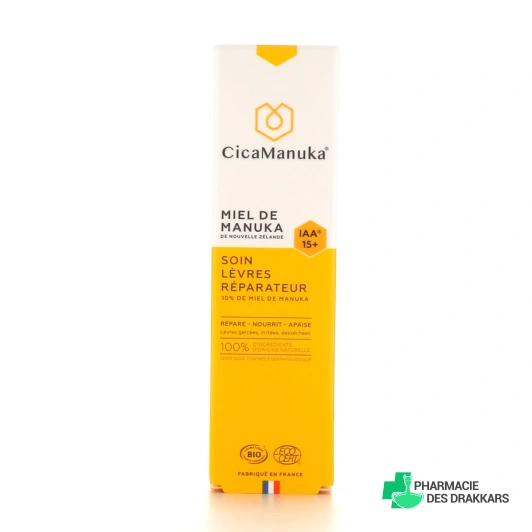 CicaManuka Soin Lèvres Réparateur Bio