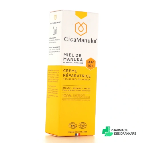 CicaManuka Crème Réparatrice Bio