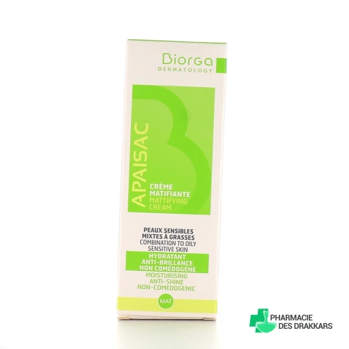 Apaisac Biorga Crème matifiante