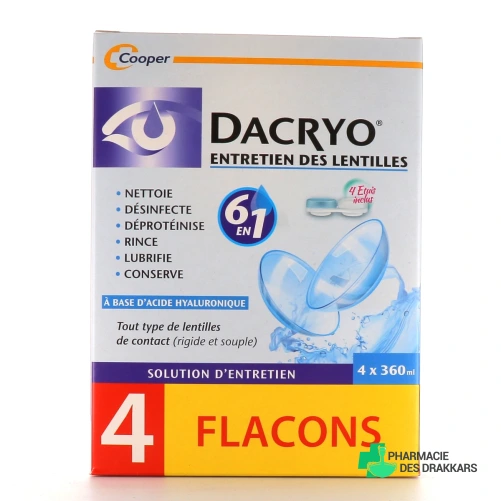 Dacryo Entretien des Lentilles 6-en-1