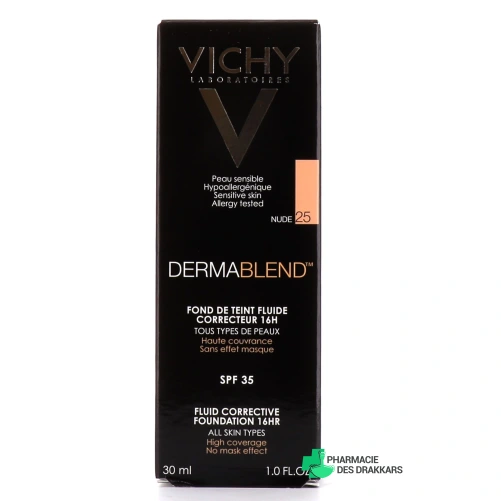 Vichy Dermablend Fond de teint fluide correcteur 16h