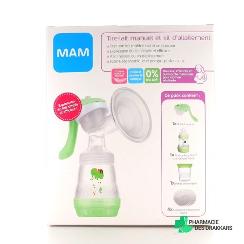 MAM Tire-lait manuel et Kit d'allaitement