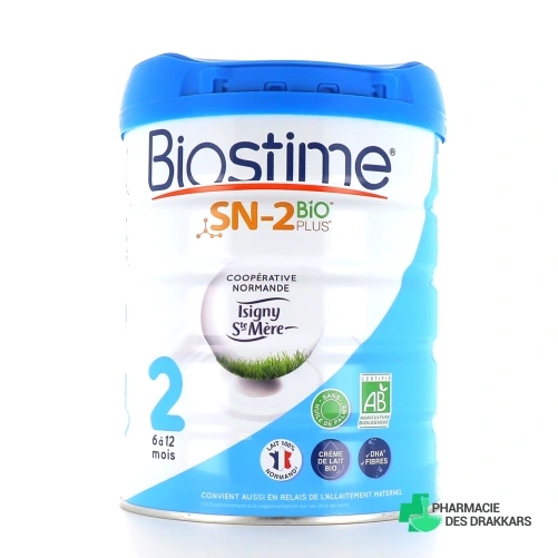 Biostime Lait en Poudre Bio 2eme âge