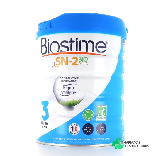 Biostime Lait en Poudre Bio 3eme âge
