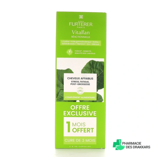 Furterer Vitalfan Antichute Réactionnelle en capsules