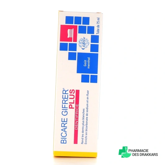 Bicare Gifrer Plus Dentifrice Goût menthol