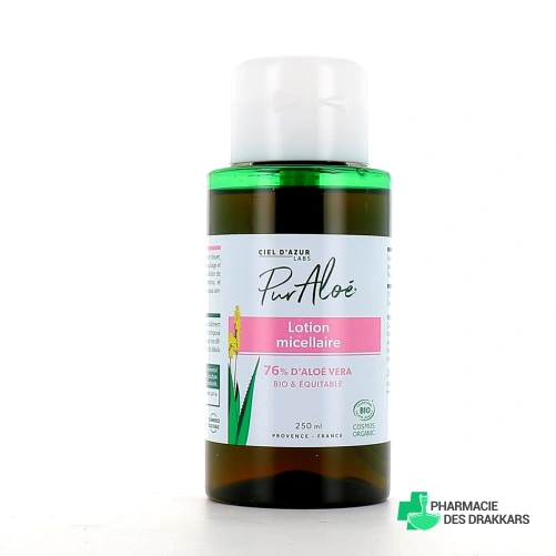 Pur Aloé Lotion Micellaire Bio 76% Aloe Vera Natif
