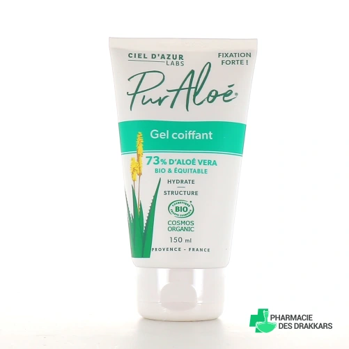 Pur Aloé Gel Coiffant Bio 73 % Aloe Vera Natif
