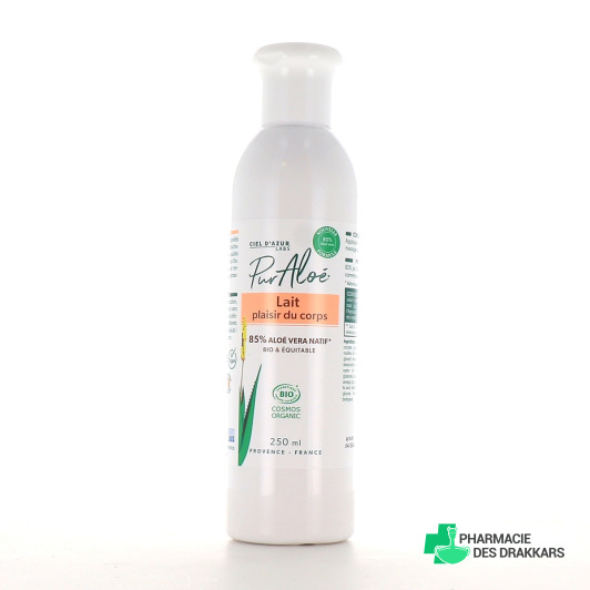 Pur Aloé Lait Corps Bio 85 % Aloe Vera Natif