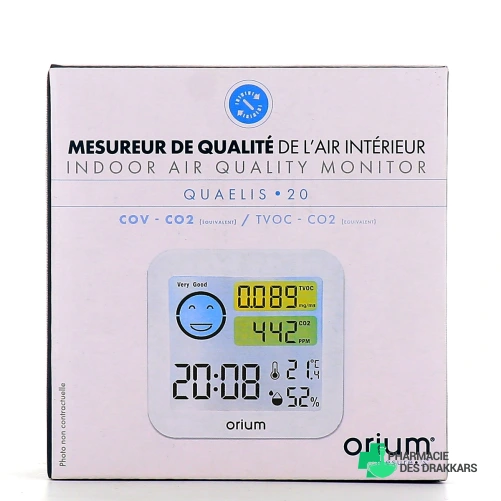 Mesureur de Qualité de l'Air Intérieur Quaelis 20