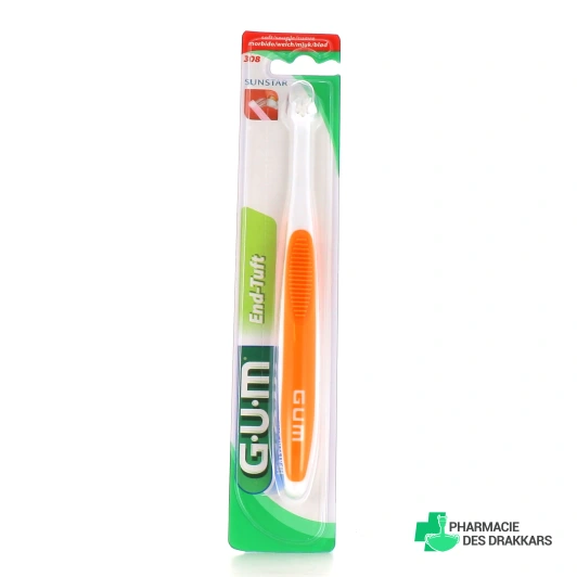 Gum End-Tuft Brosse à Dents Souple Mono-Touffe