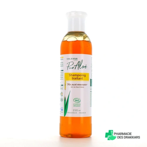 Pur Aloé Shampoing Traitant Bio 70 % Aloe Vera Natif